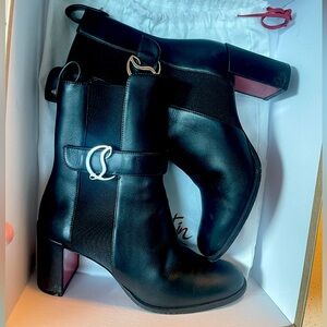 CHRISTIAN LOUBOUTIN CHELSEA HEAL BOOTIE